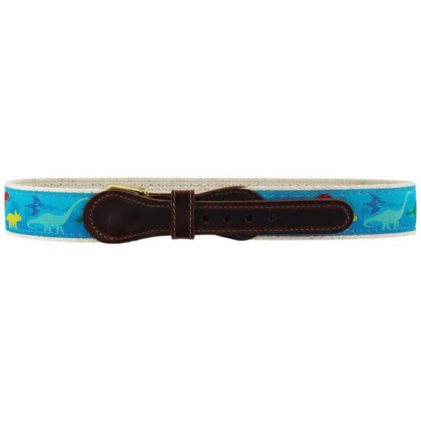 Buddy Belt-Dinosour on Blue