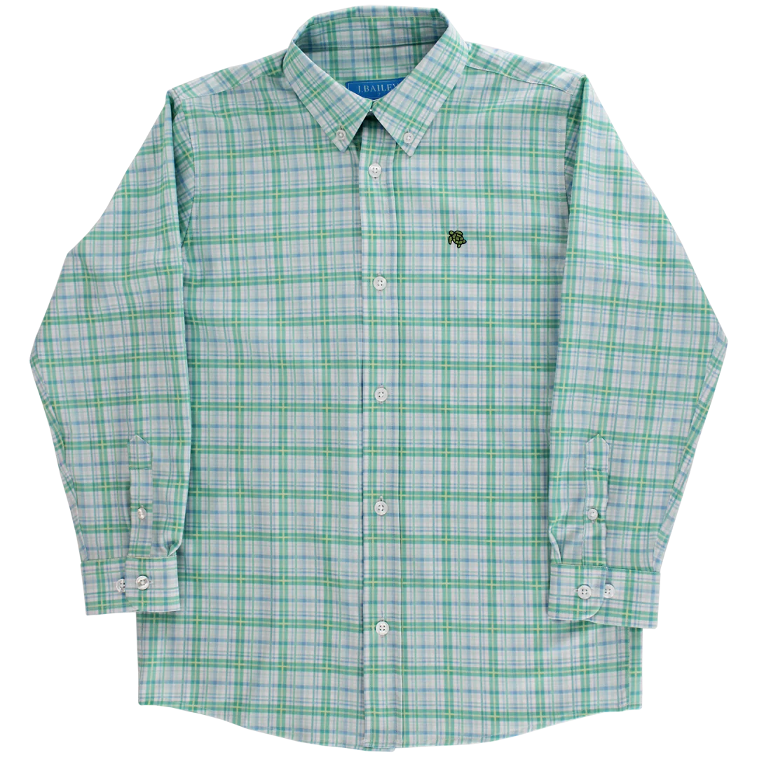 Rosco Performance Button Down Shirt-Windsong