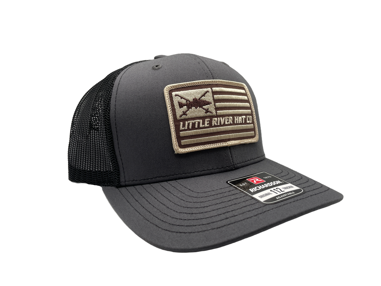 Little River Rod and Reels Hat - Charcoal/Black