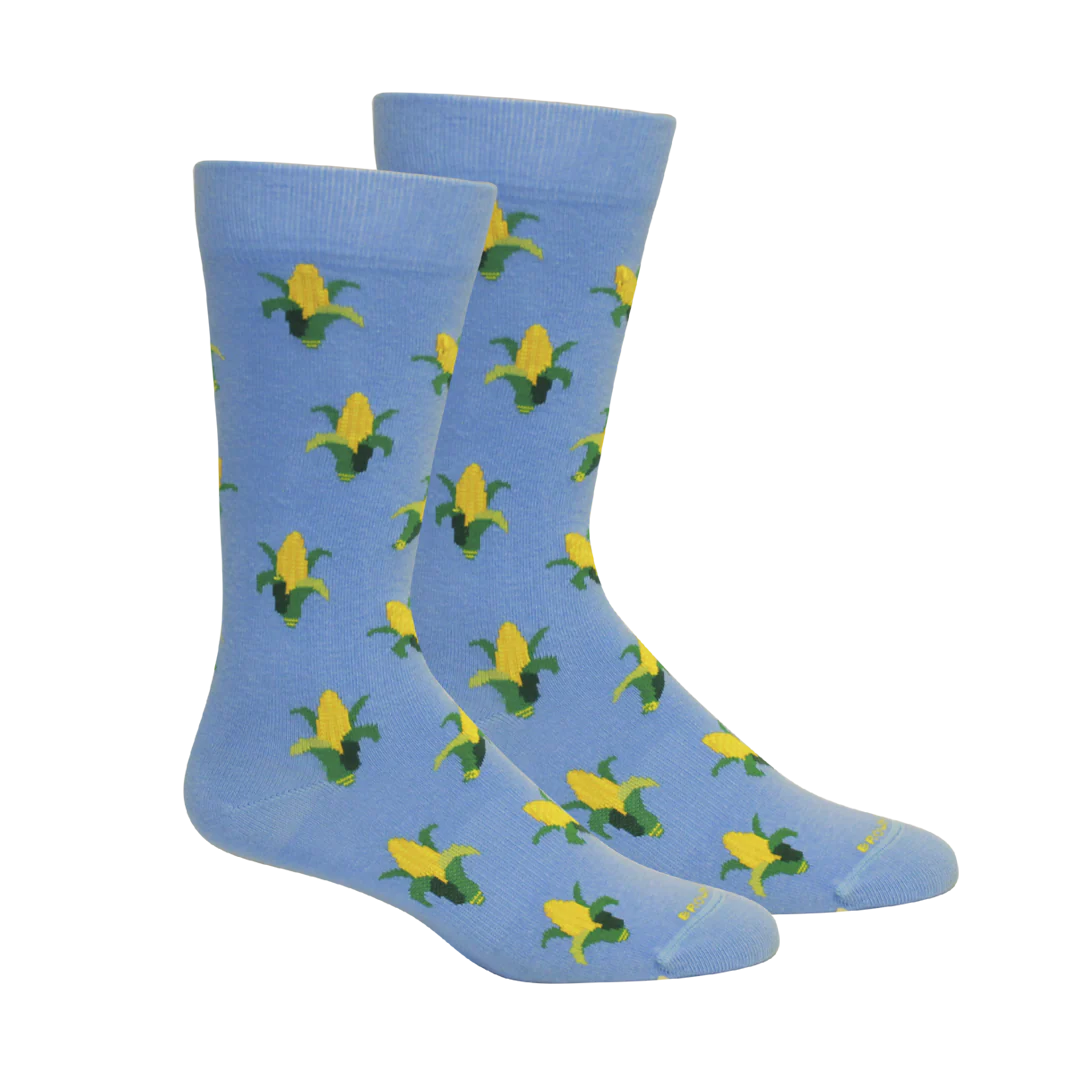 Brown Dog Maize Sock-Della Blue