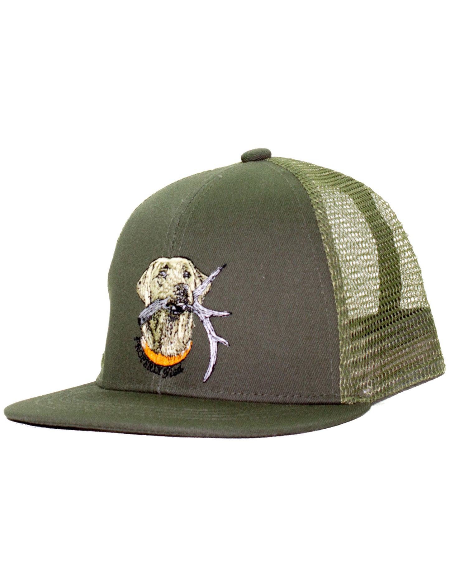 Boys Trucker Hat Antler/Lab