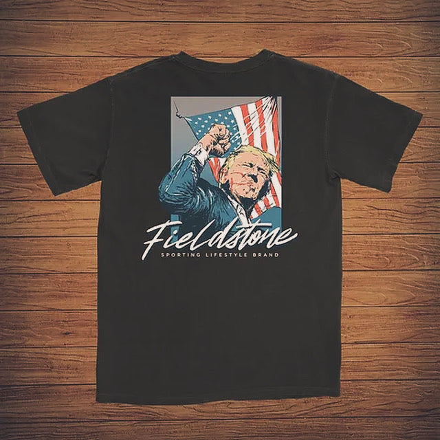 Trump Fight Tee- Black