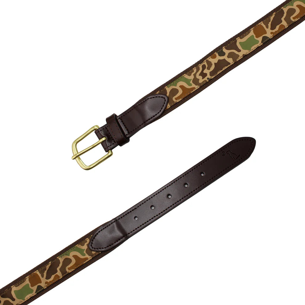 Old School Camo Ribbon Belt
