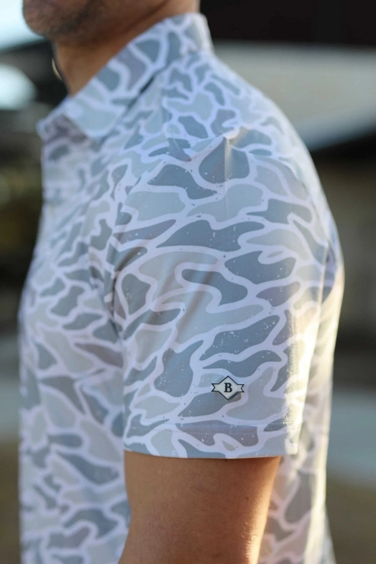 Performance Polo- White Camo