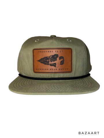 The Archer Rope Hat- Hunter Green