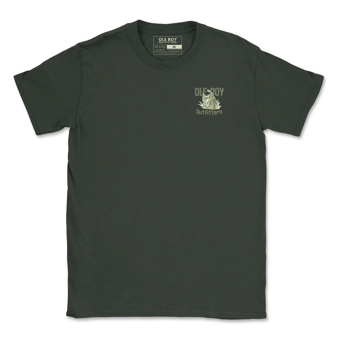 Bass Tee- Hunter Green