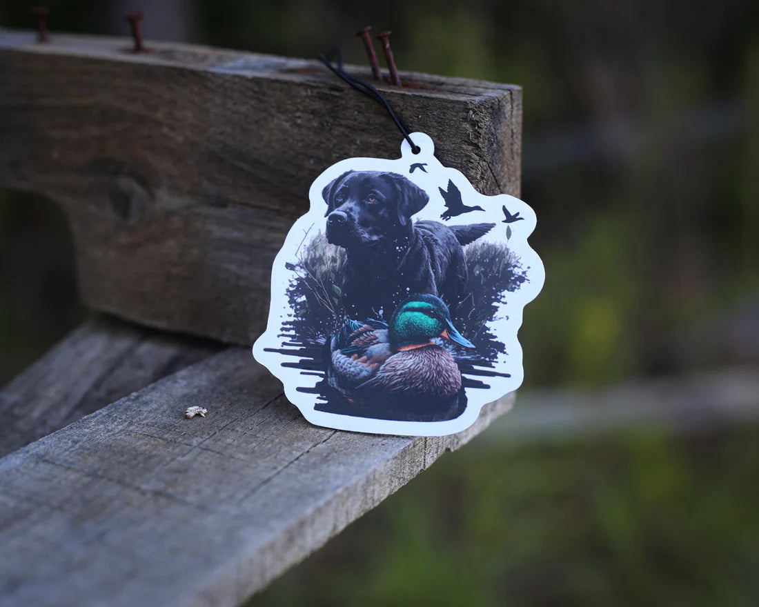 Black Lab Air Freshener- Forest Rain