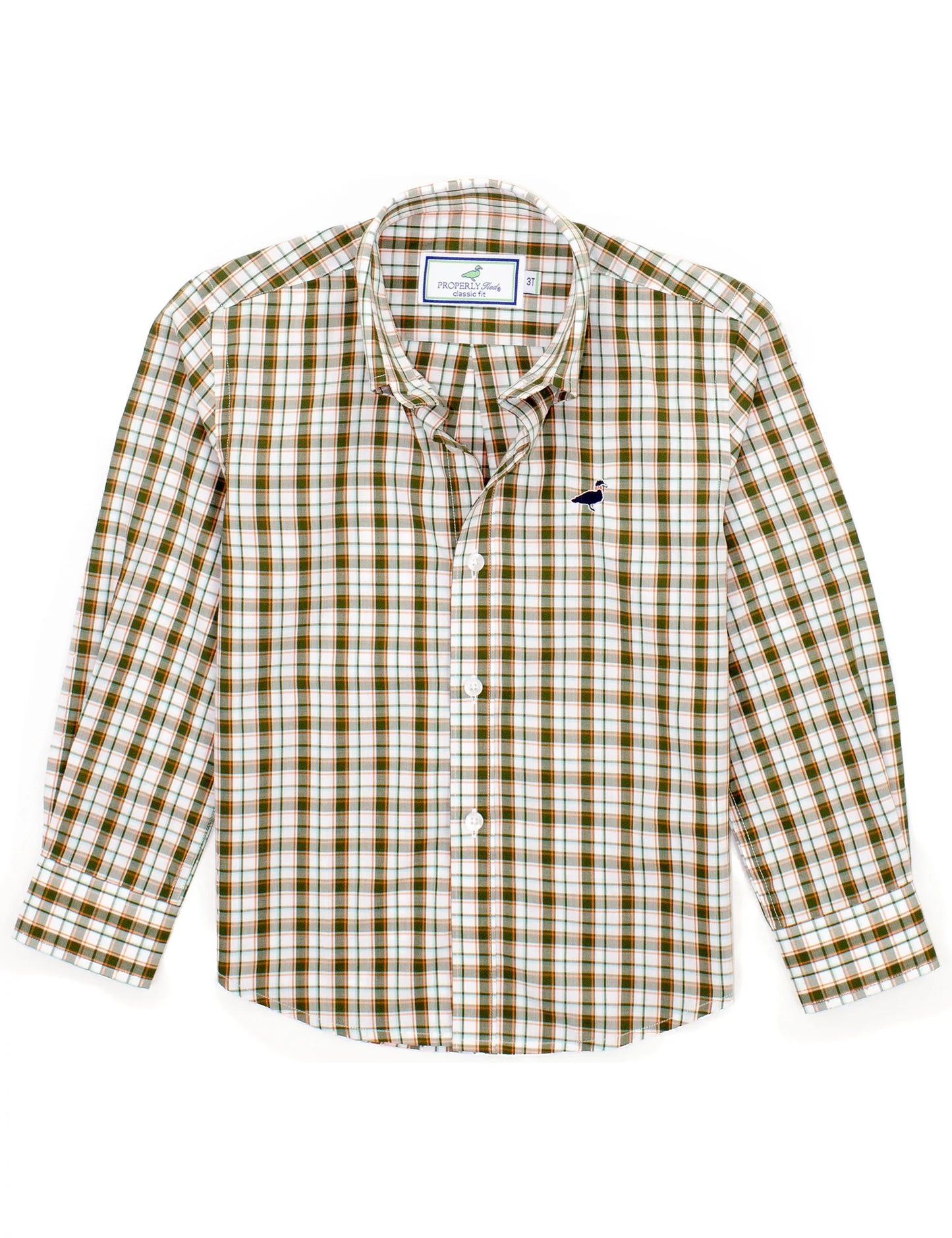 Youth Seasonal Sportshirt- Olive Grove