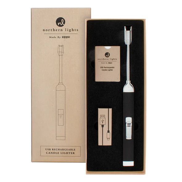 Rechargeable Plasma Candle Lighter- Black