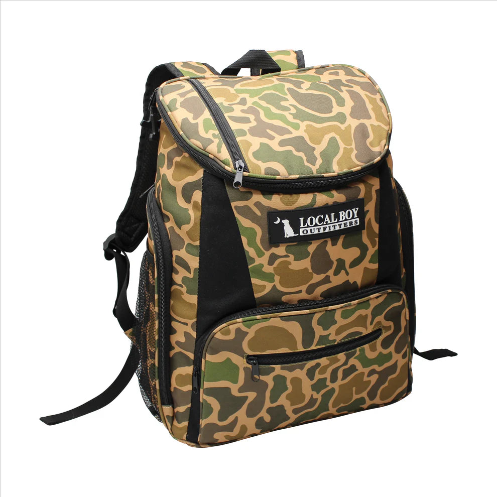 Old School Camo Cooler Bookbag