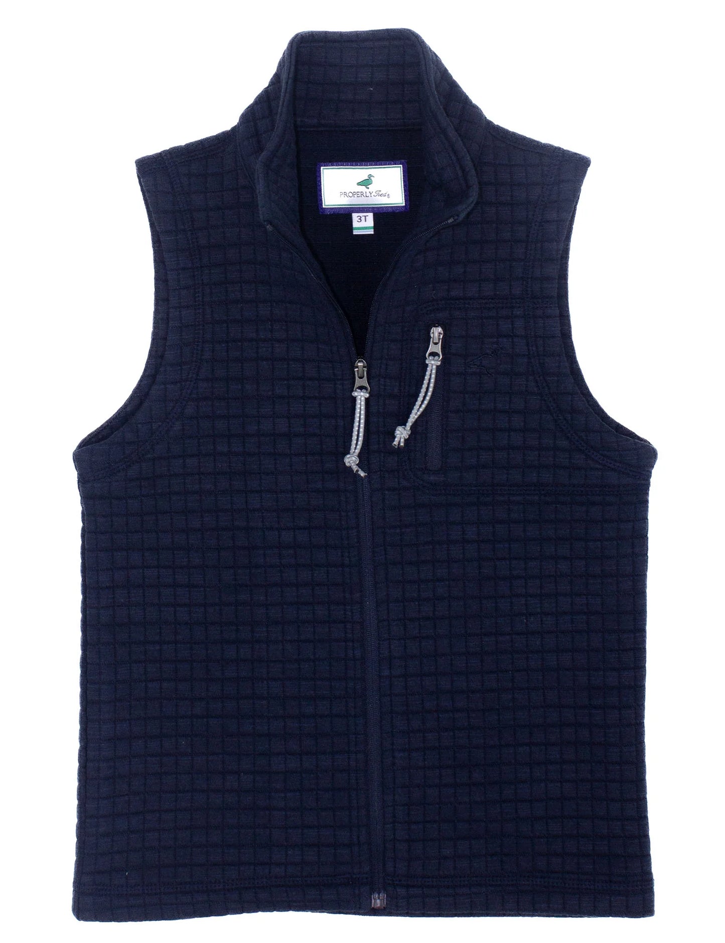 Youth Delta Vest- Navy