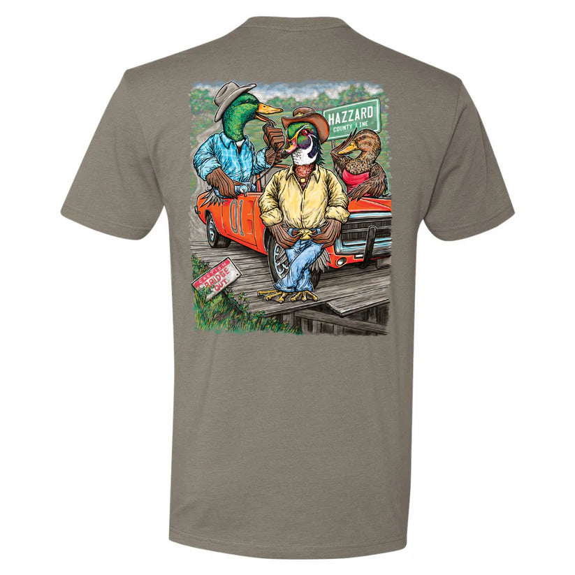 Ducks of Hazzard Tee- Gray