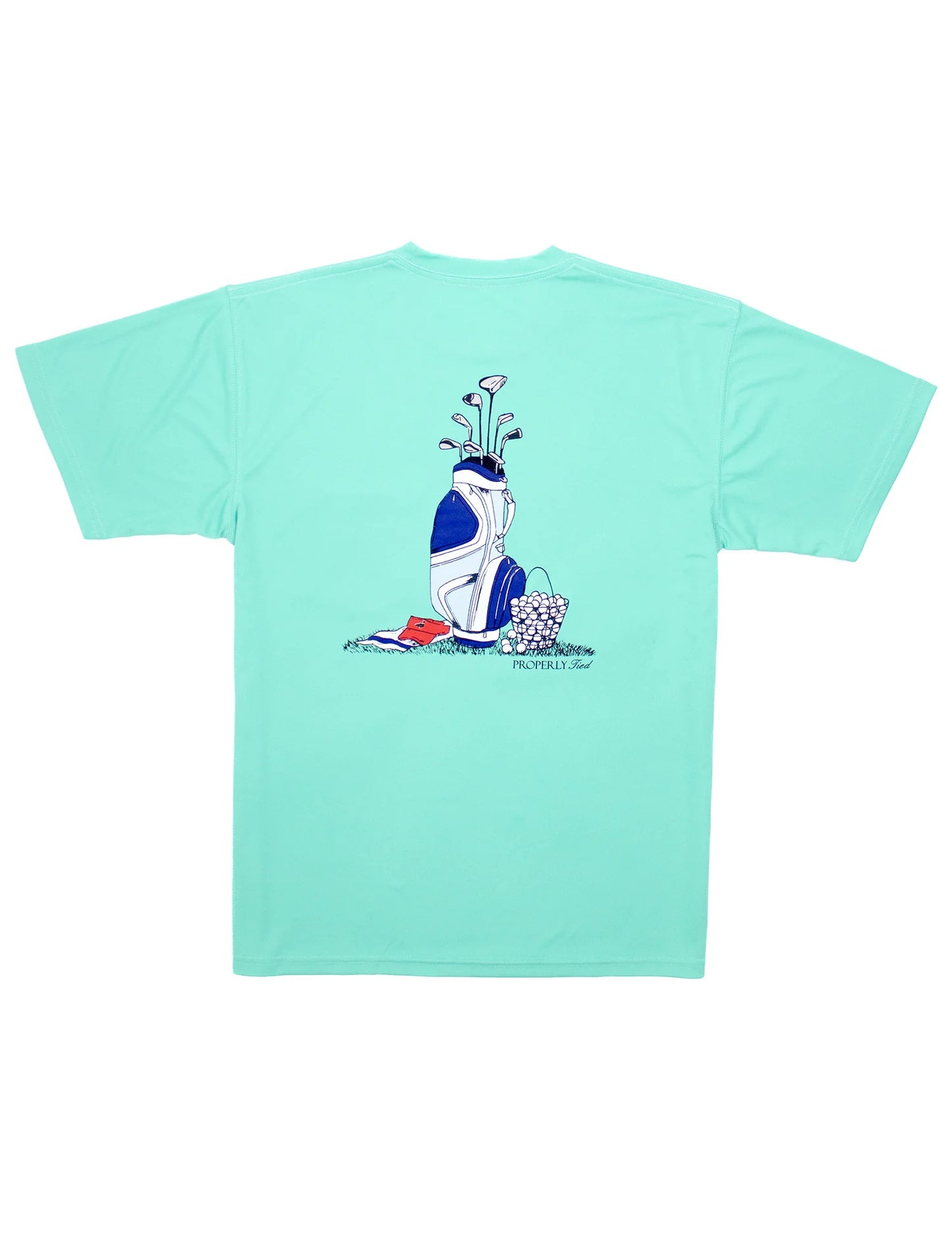 Golf Club Performance Tee- Soft Green