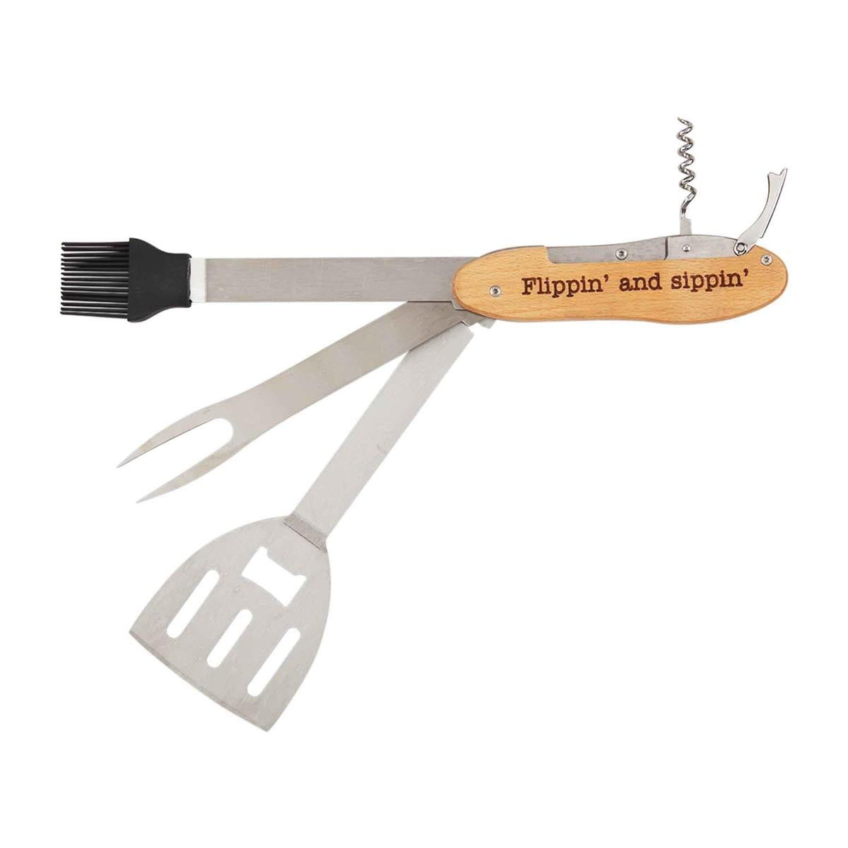 Grilling Flip Out Tool Set