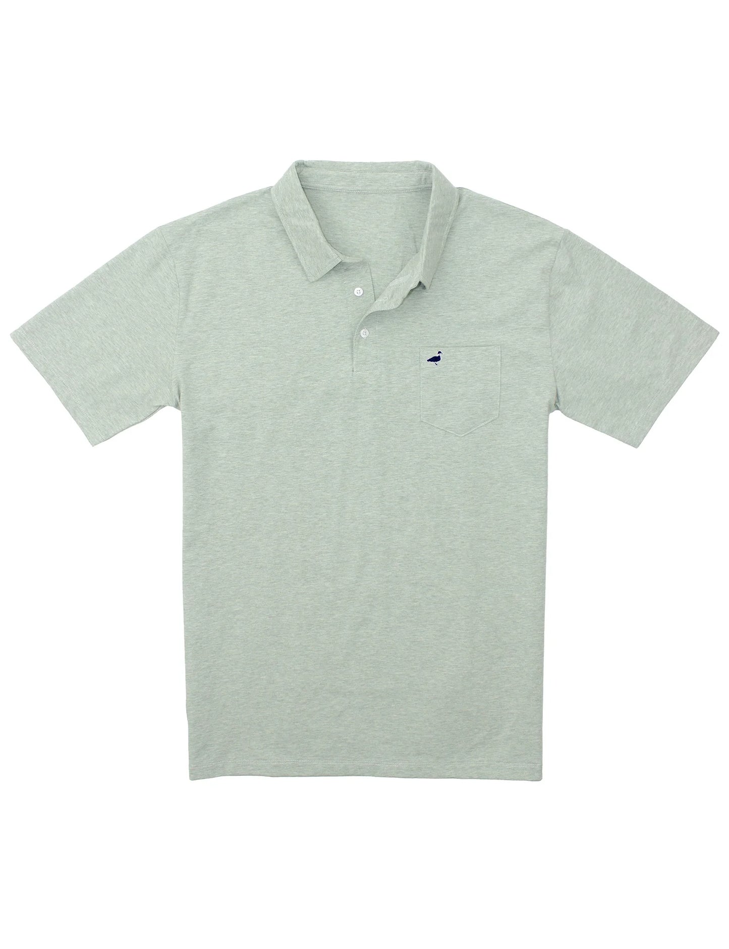 Harrison Pocket Polo- Kudzu