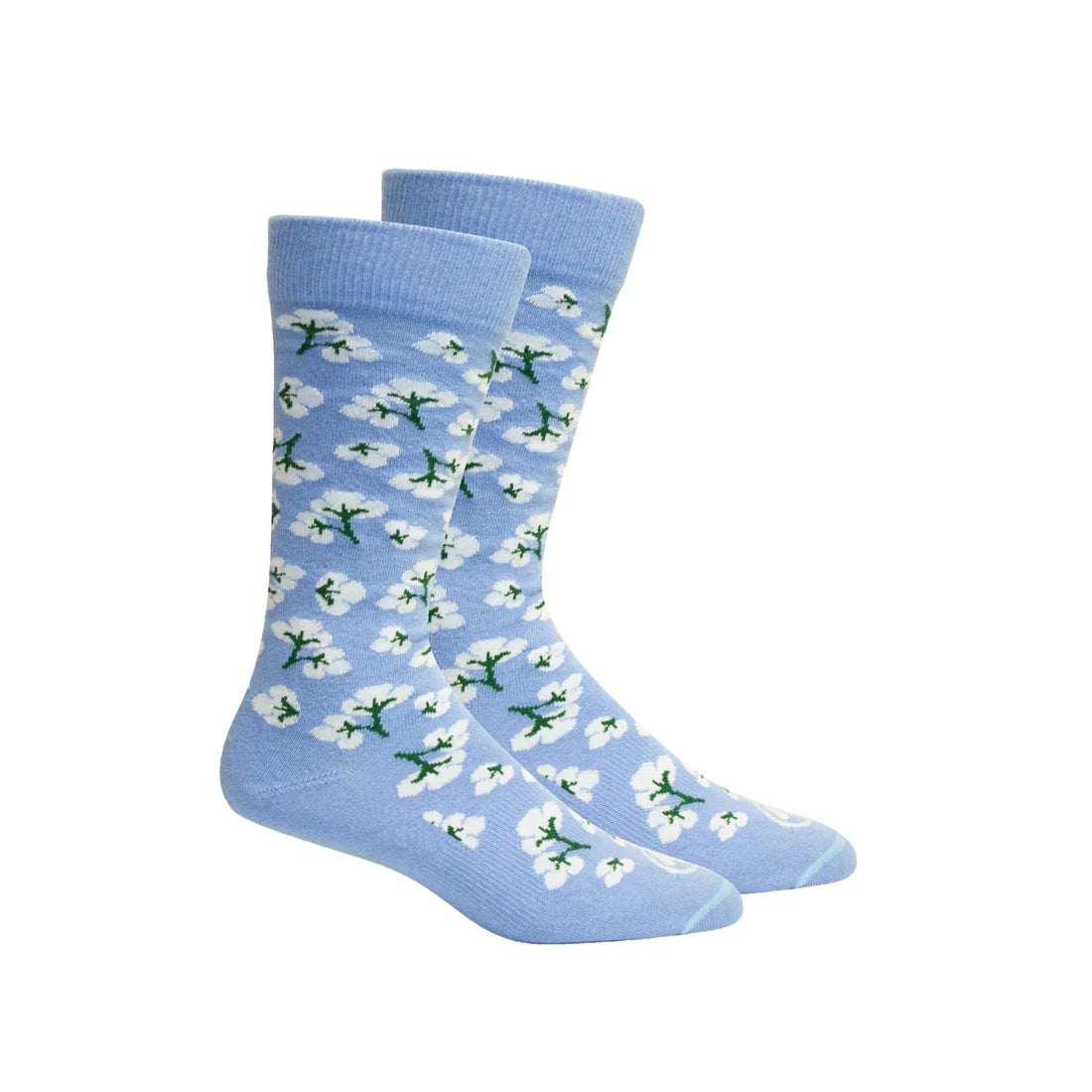 High Cotton Socks- Delta Blue