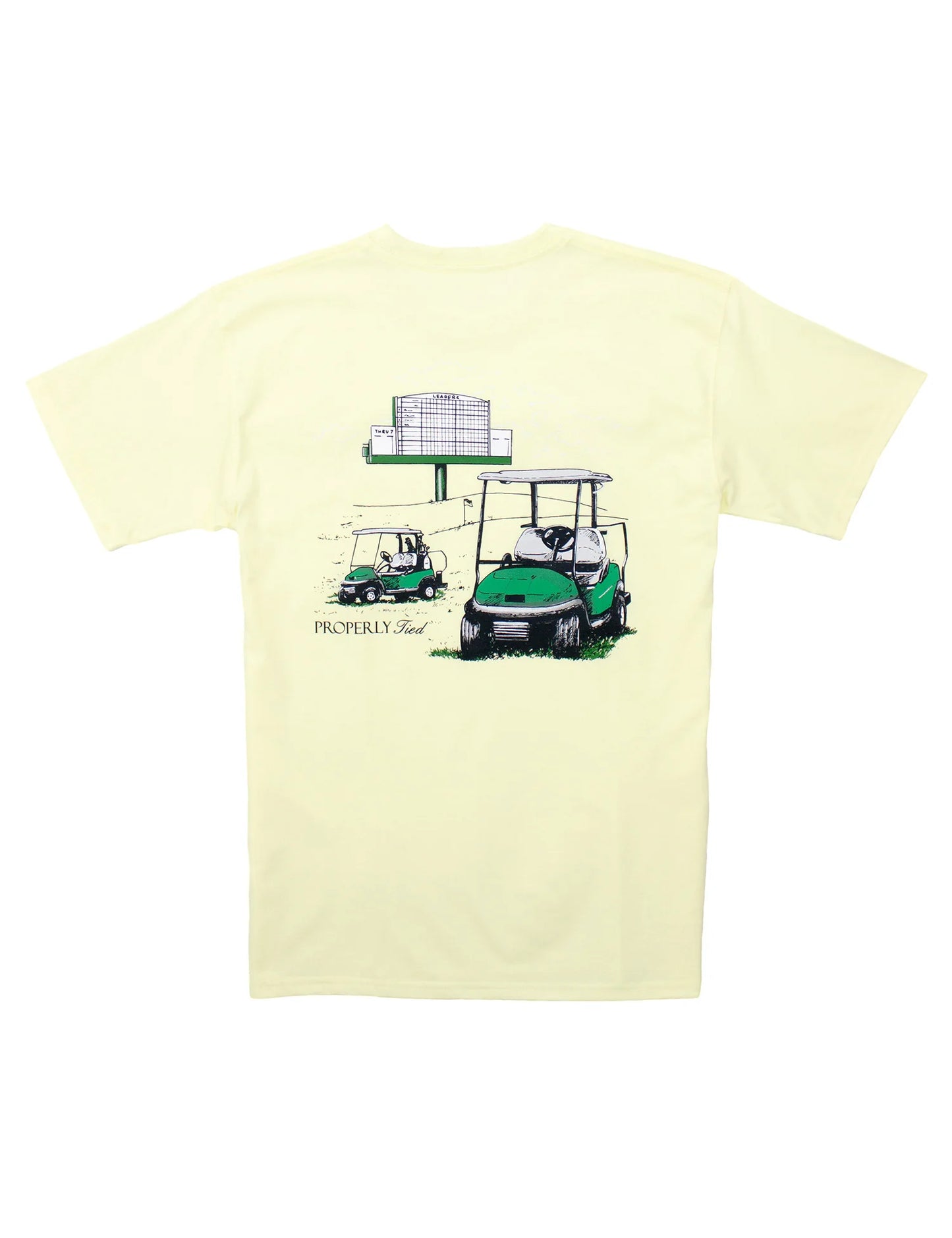 Leaderboard Tee- Yellow