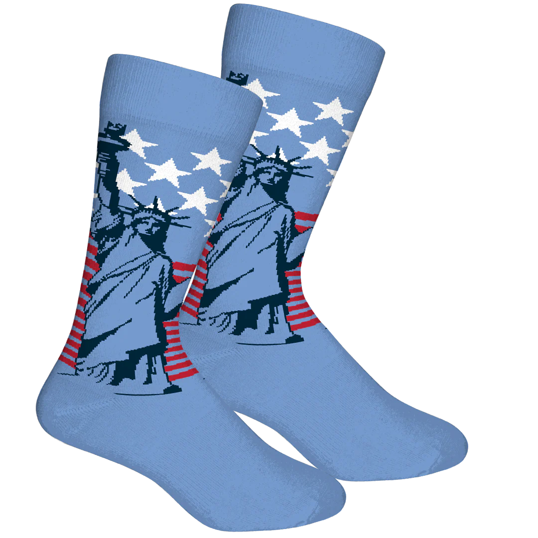 Liberty Socks- Delta Blue