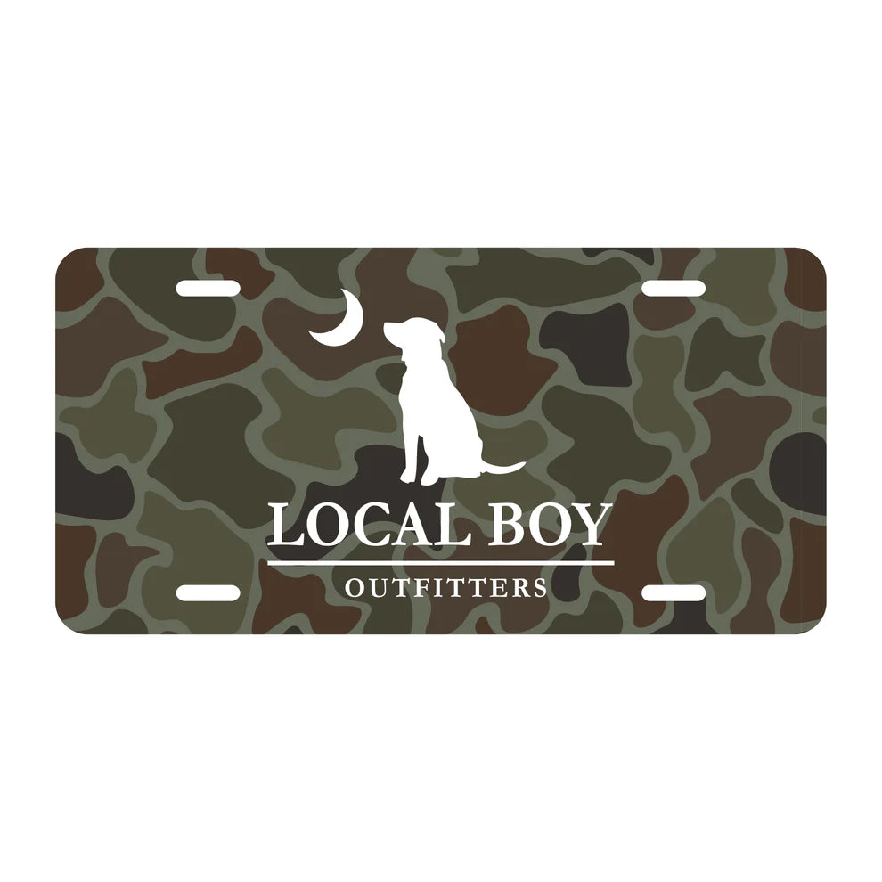 Local Boy License Plate- EOV