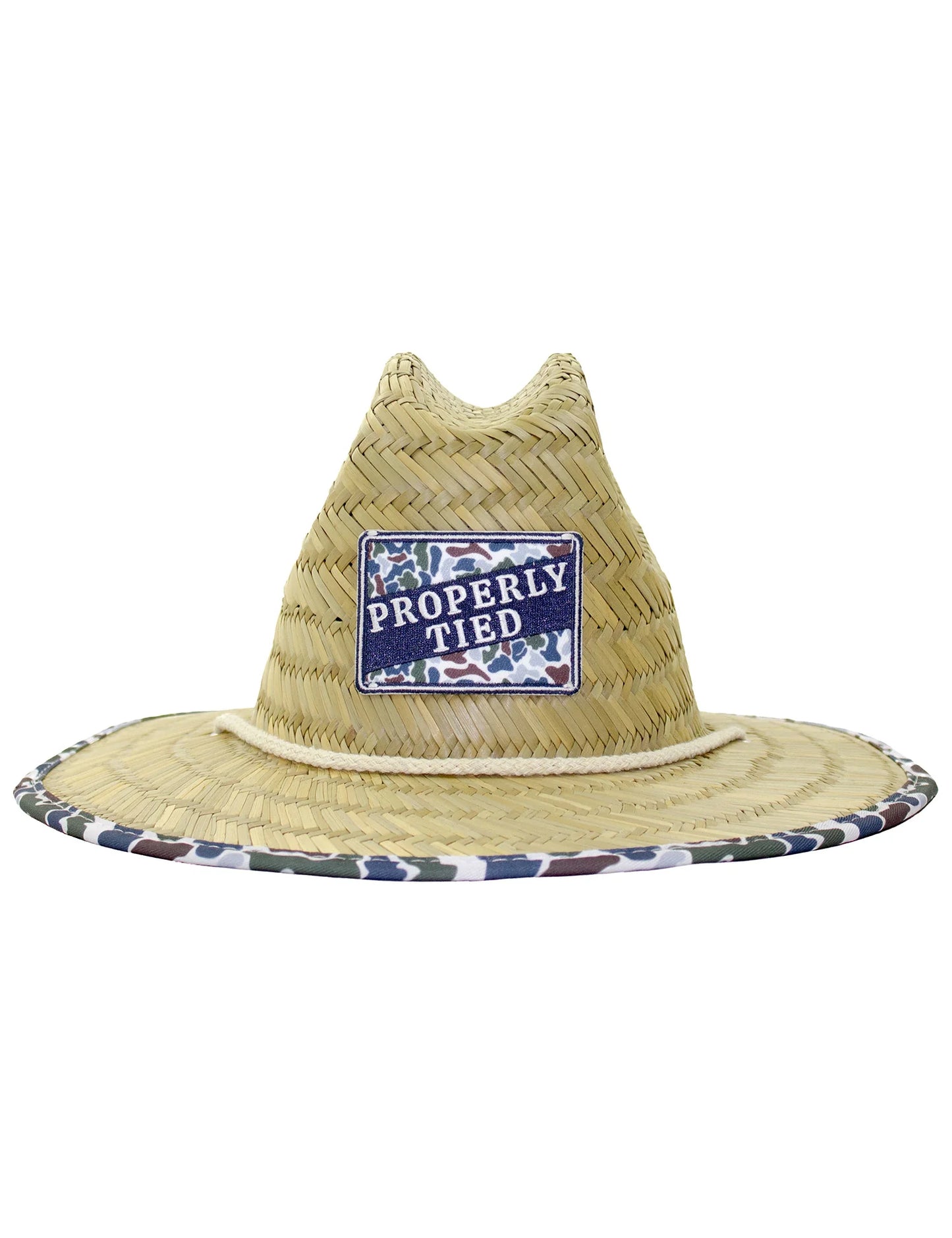 Men's Cabo Straw Hat Terra Camo