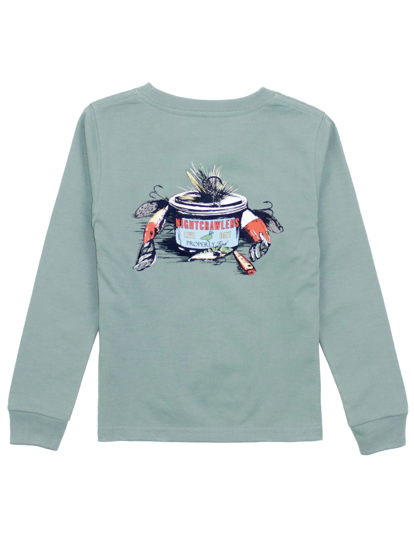 Boys Bait and Tackle Long Sleeve - Fog