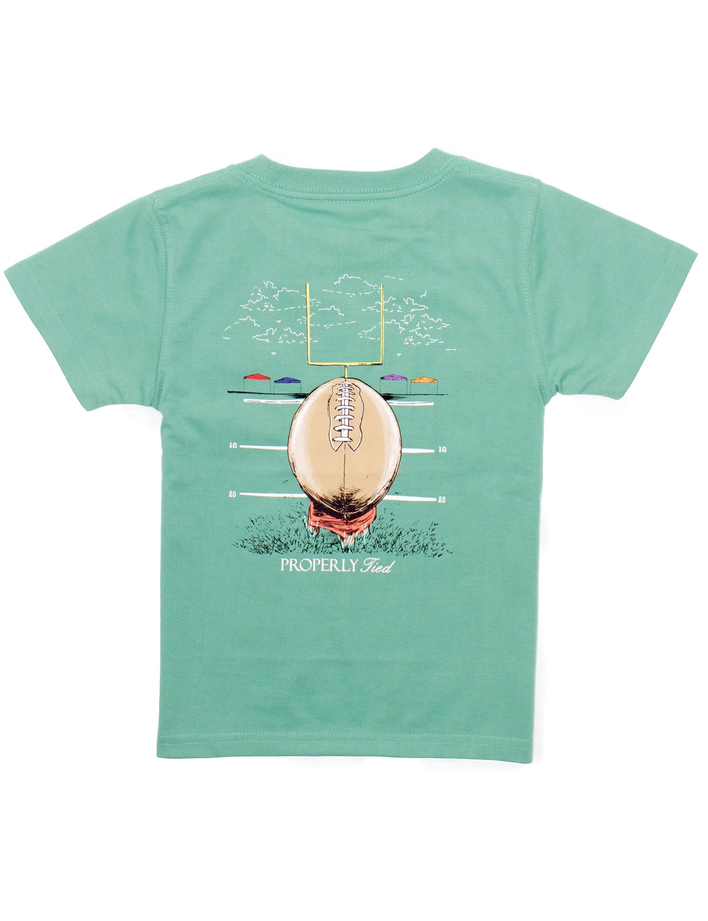 Boys Short Sleeve Field Goal Ivy Tee