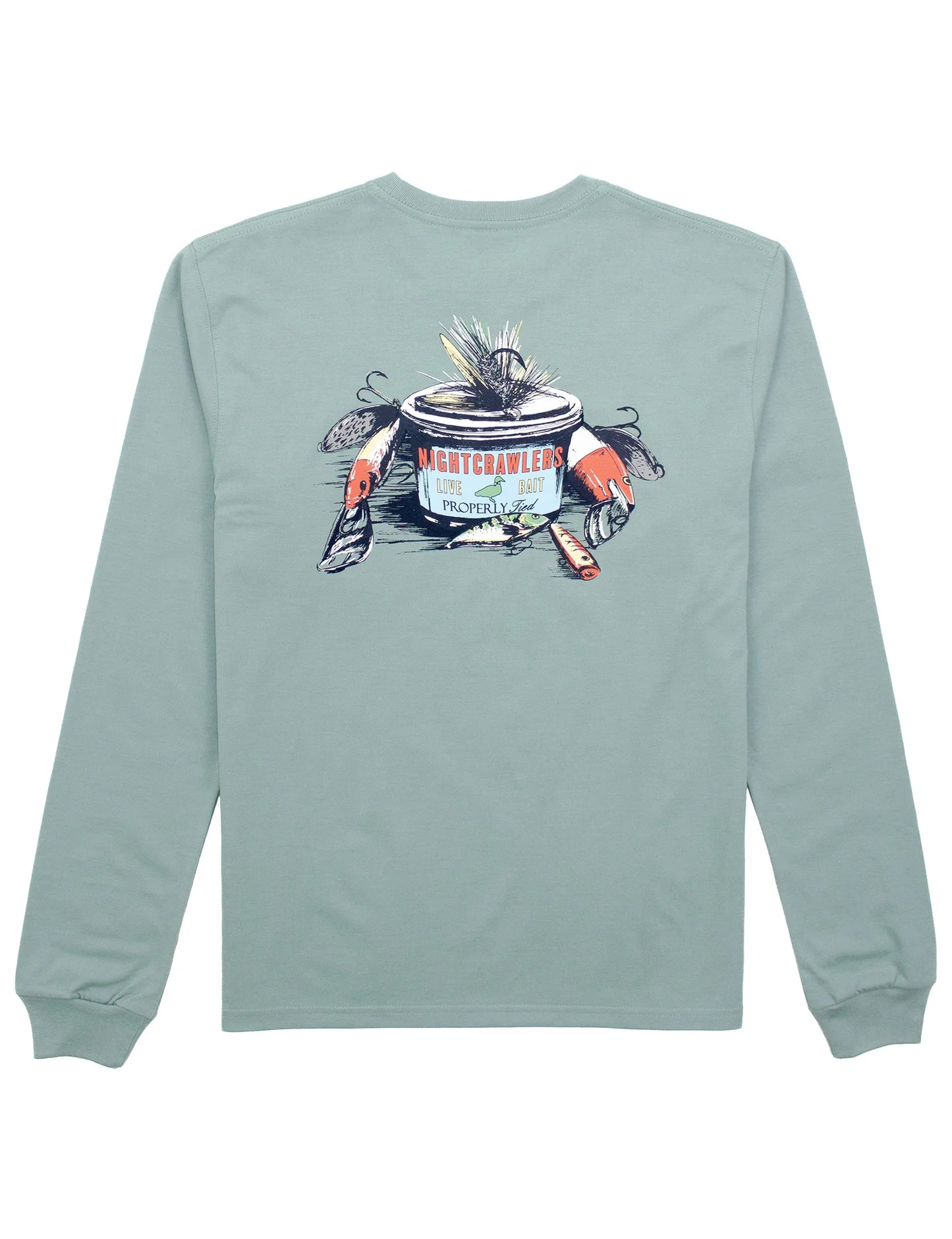 Men's Bait and Tackle Long Sleeve - Fog
