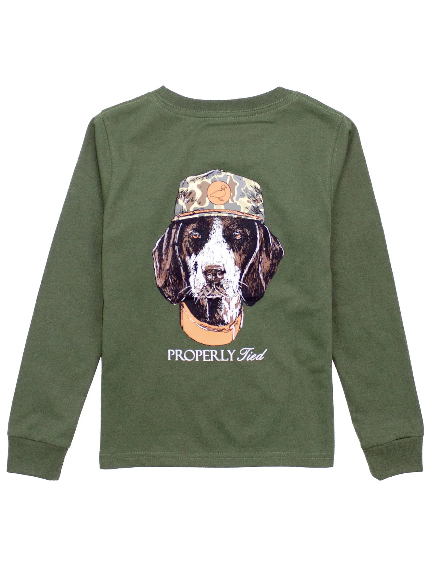 Boys Man's Best Friend Long Sleeve - Olive
