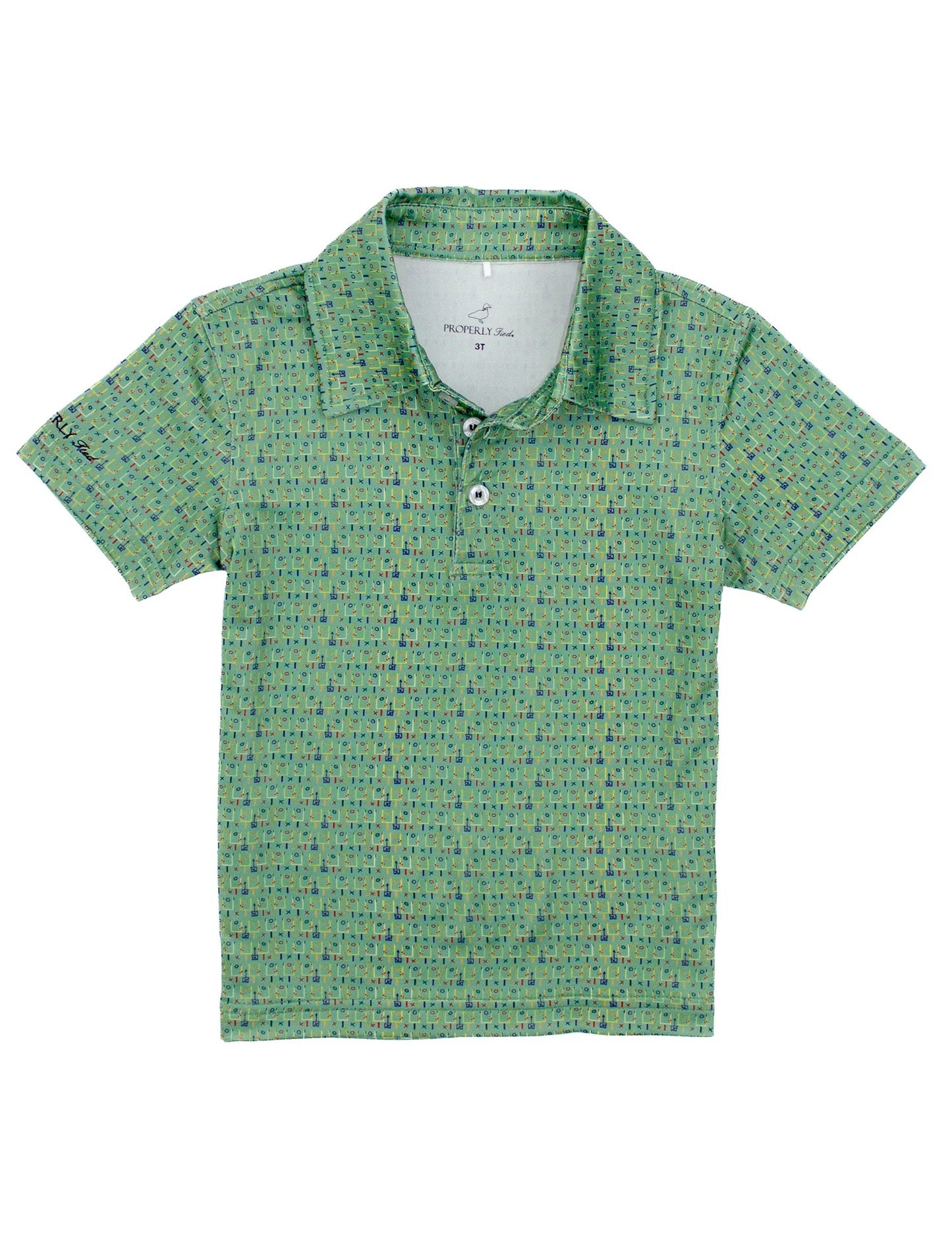 Properly Tied Boys Inlet Polo Football