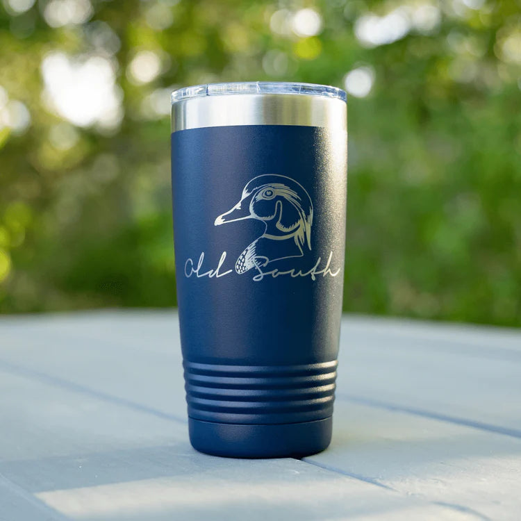 Wood Duck Navy Tumbler