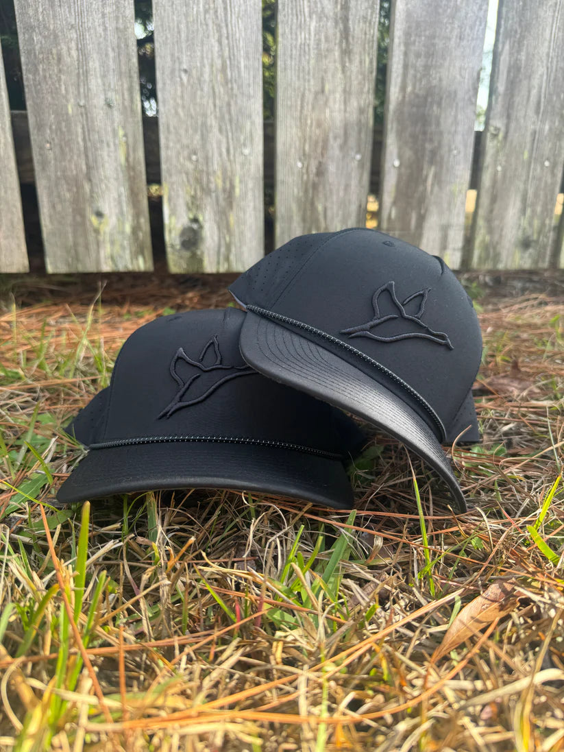 Performance Cobat Puff Logo Rope Hat- Black