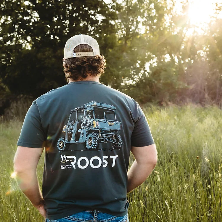 Side-by-Side Tee- Charcoal