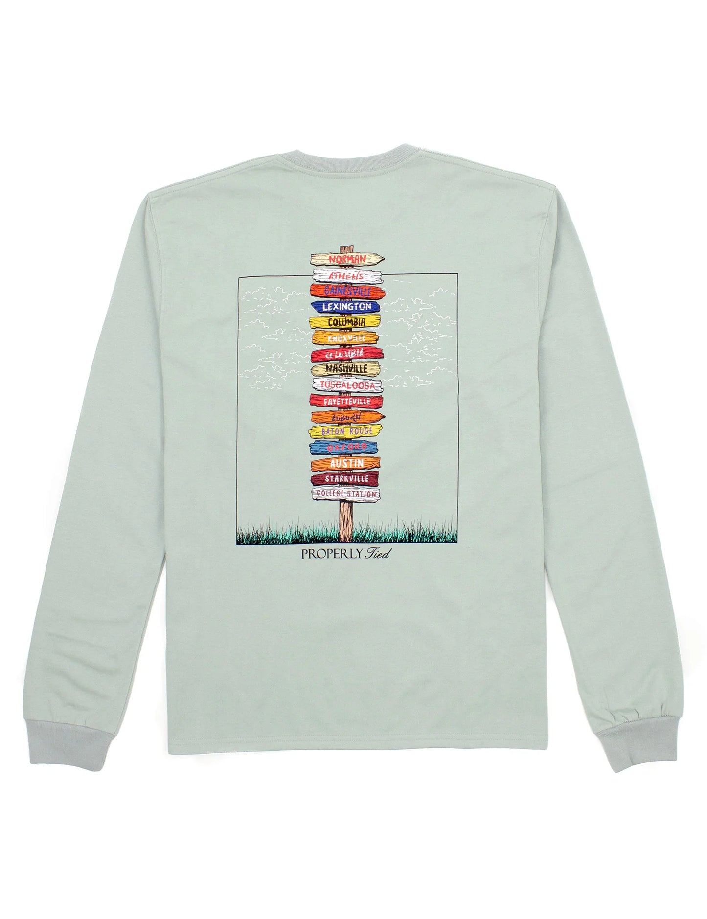 Southeastern Showdown Long Sleeve Tee- Grey