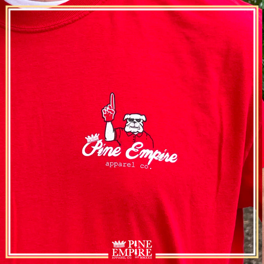Tailgate Tee- Georgia Red