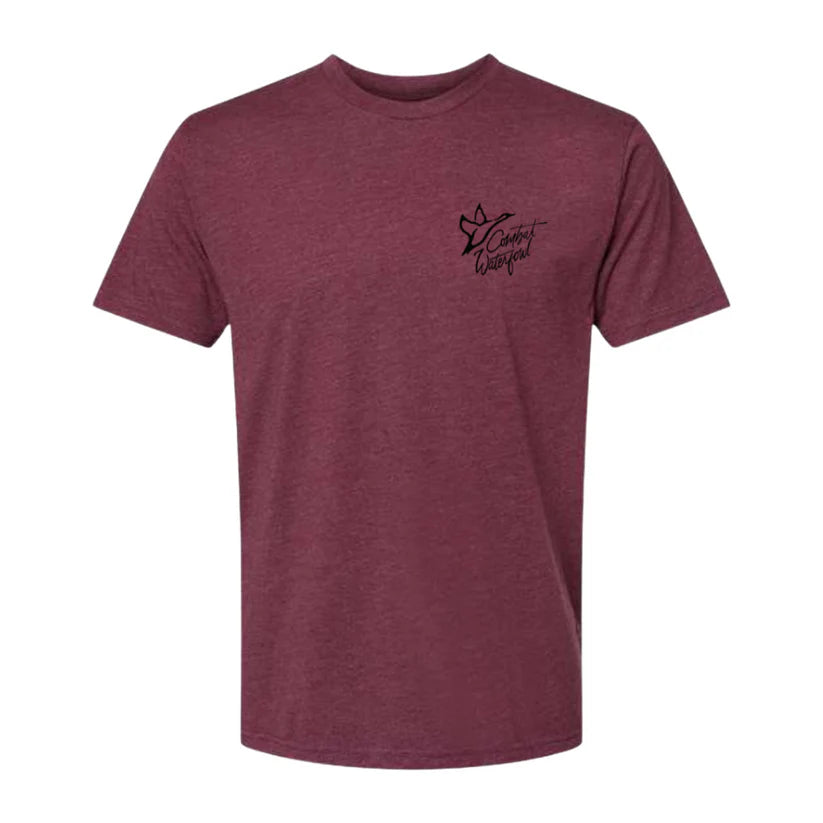 Teal Team Six Tee- Garnet