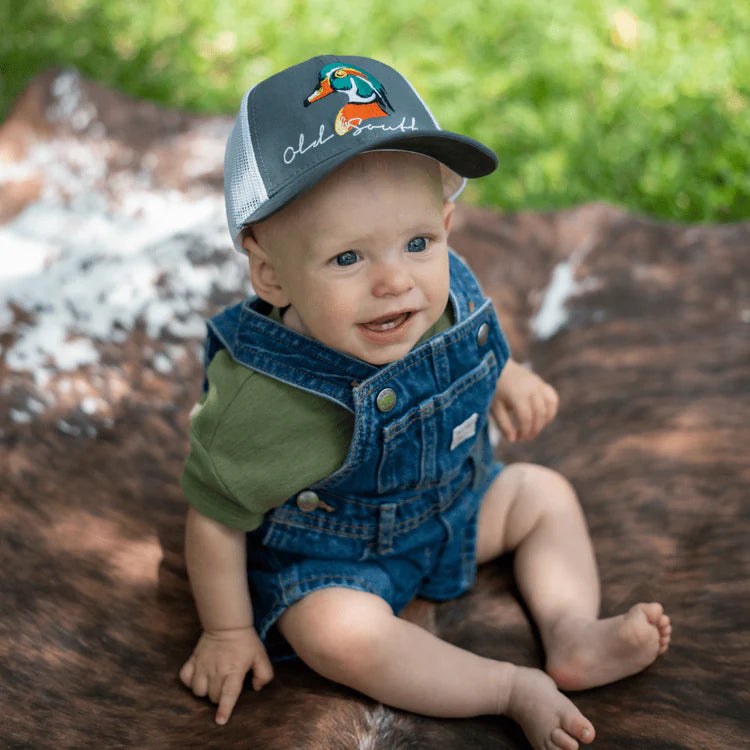 Wood Duck Grey Trucker- Infant Hat