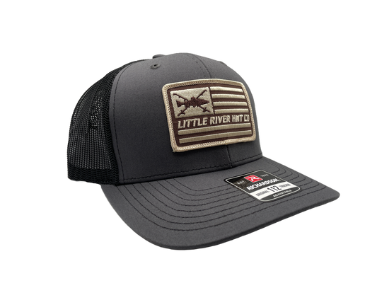Little River Rod and Reels Hat - Charcoal/Black