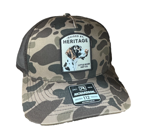 Little River Guided by Heritage Hat- Bark Duck Camo/Brn