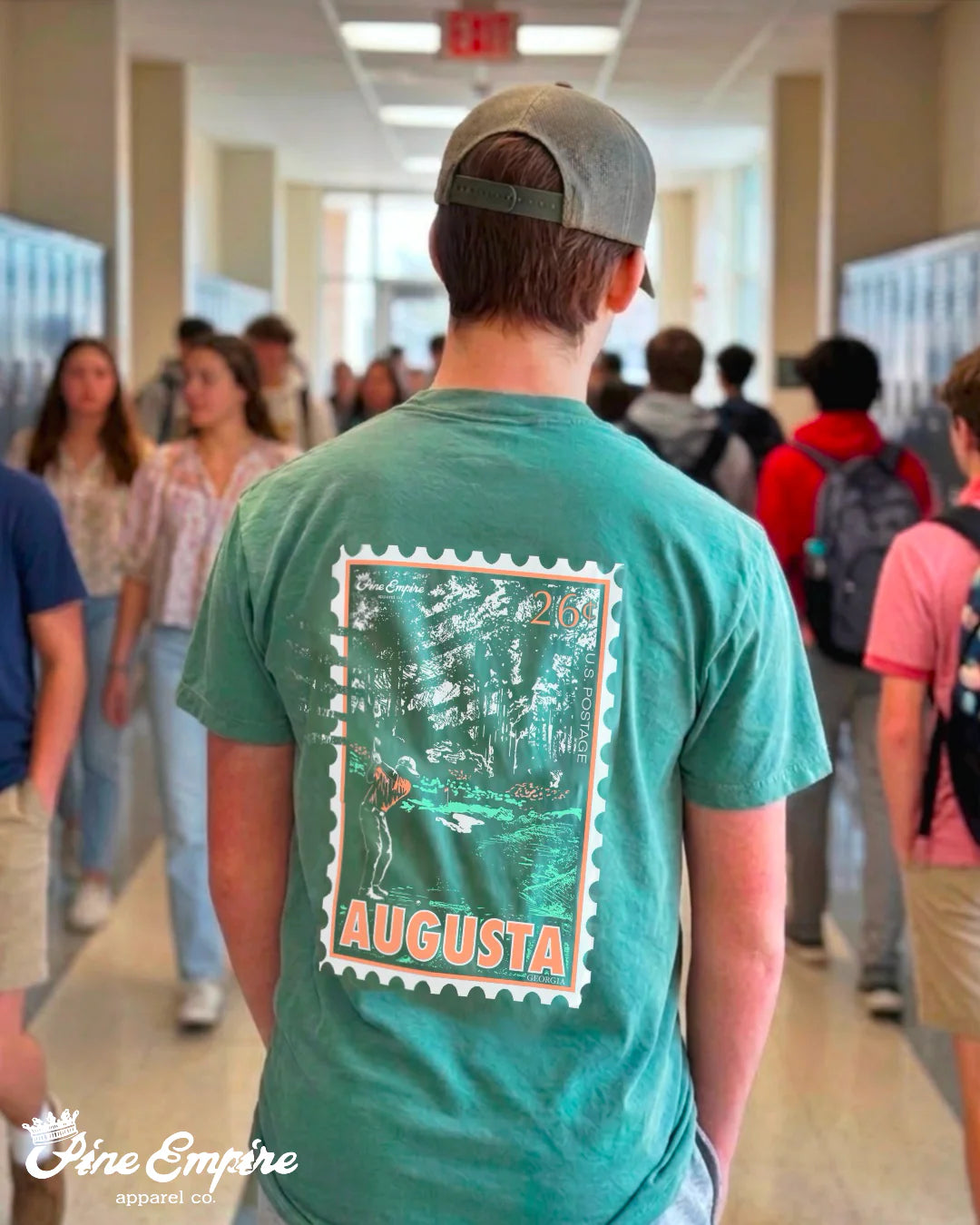 Pine Empire Augusta Postage Stamp Tee-Light Green