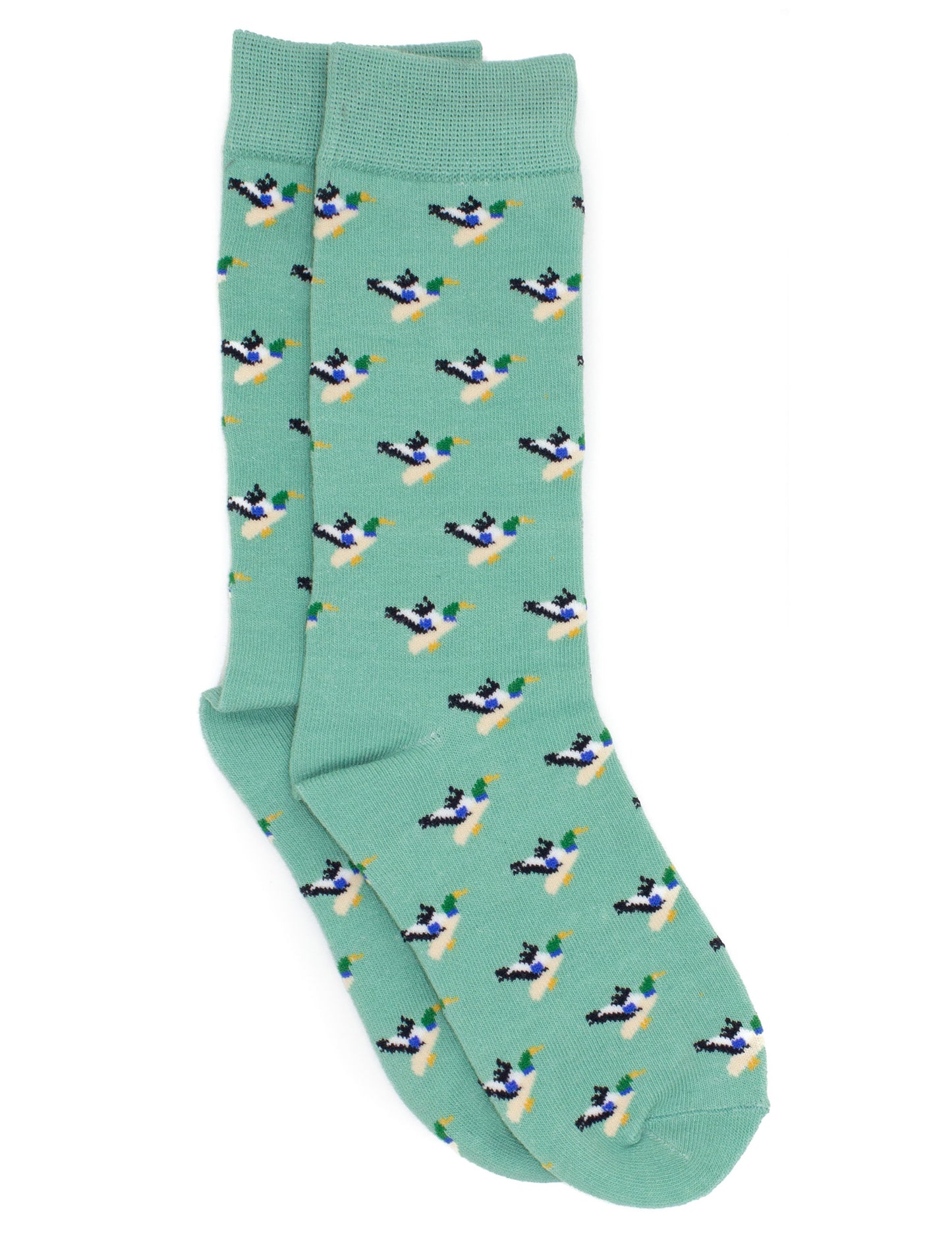 Boys Lucky Duck Sock Breaking Water Green