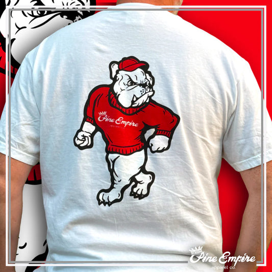 Vintage Dog Strutting - White (Unintimidated Dog)