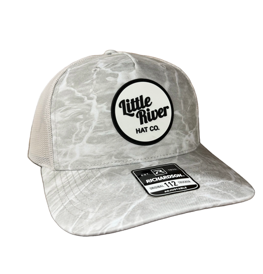 Circle Rubber Patch Hat- Artic Camo