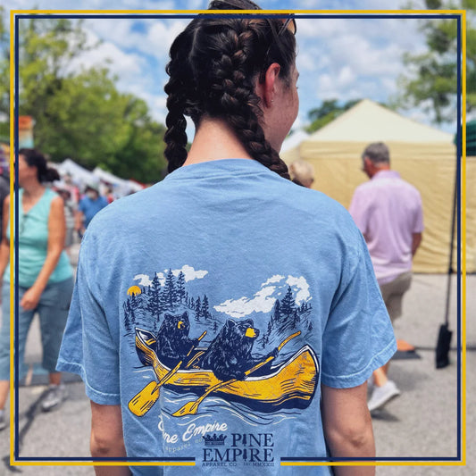 Down River Tee- Blue