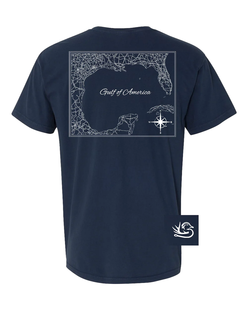 Gulf of America Tee- Navy