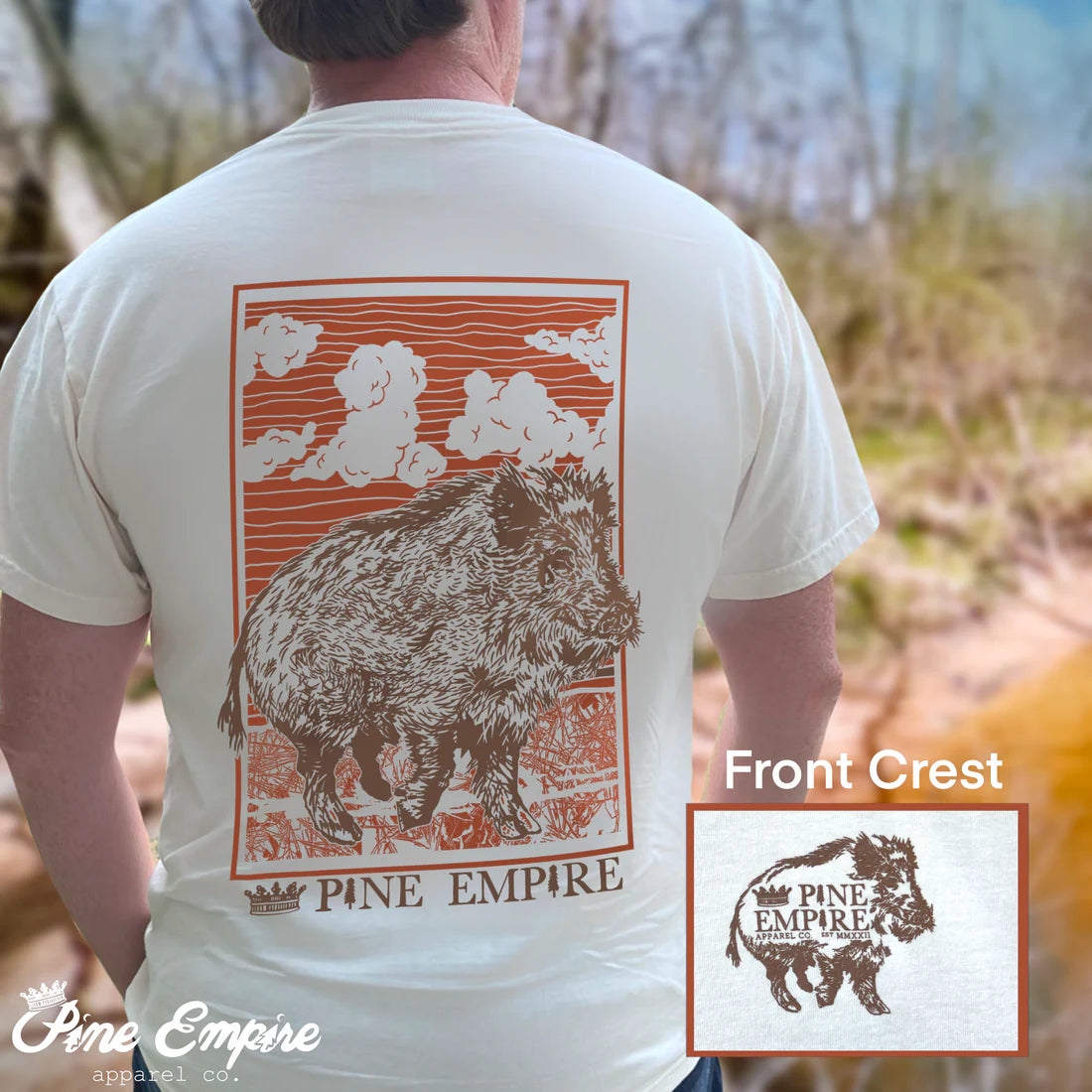 Hog Heaven Tee- Ivory