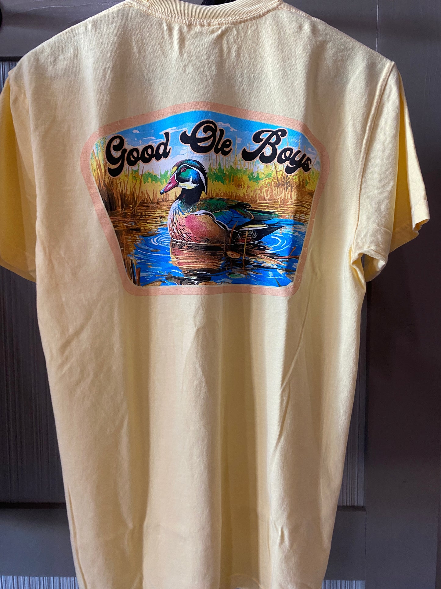 Wood Duck Tee- Yellow