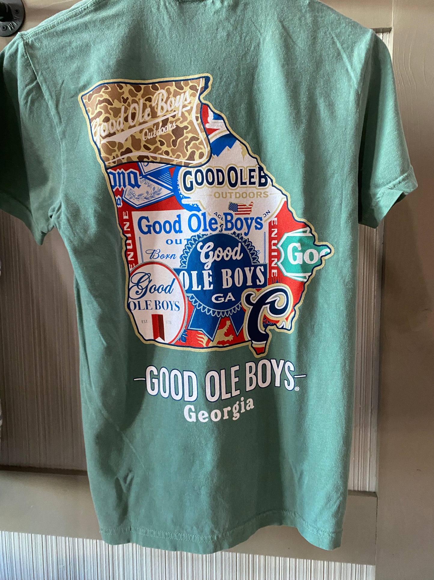 Georgia Beer Tee- Sage