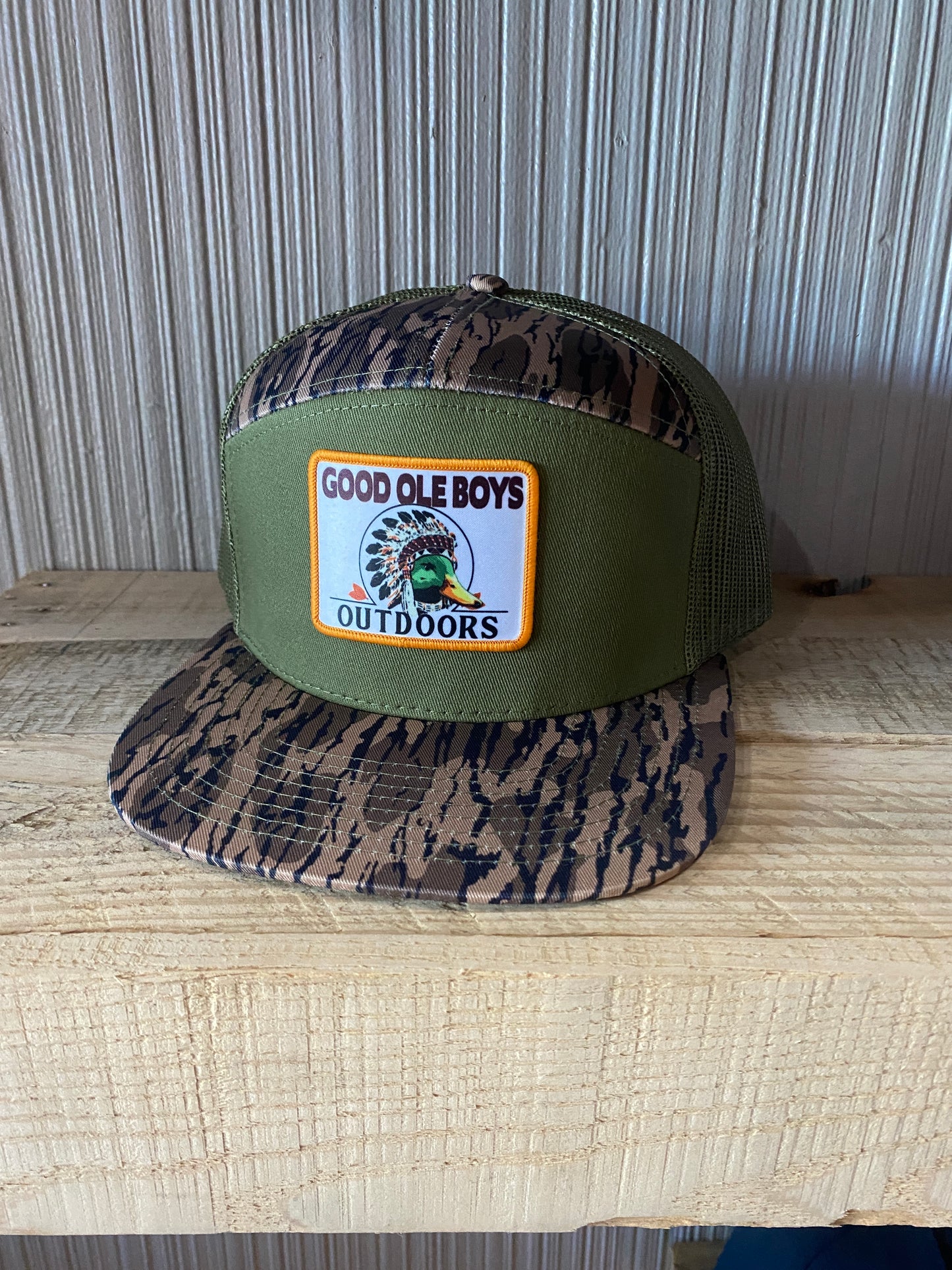 GOB Redman Patch 7 Panel Hat- Bottomlands