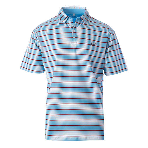 Youth Kennedy Performance Polo- Red, White, and Blue