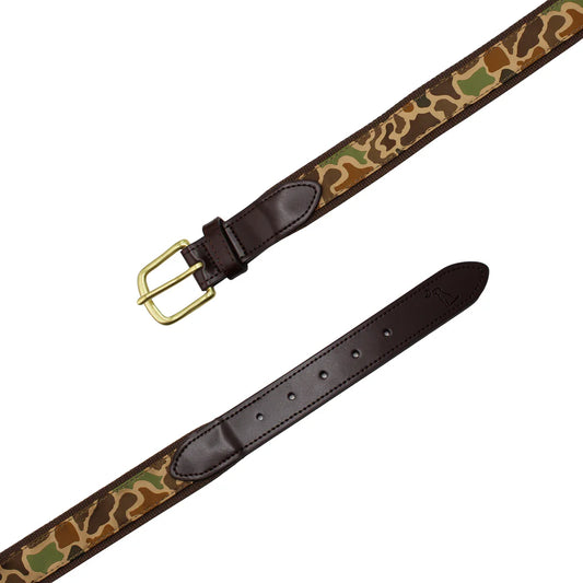 Old School Camo Ribbon Belt